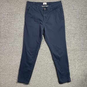 Jack & Jones‎ Marco Slim Fit Chino Pants Navy Blue Mens 34x29 Casual Trousers